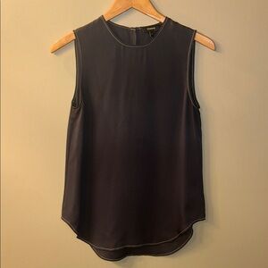 Theory Melana 100% Silk Top